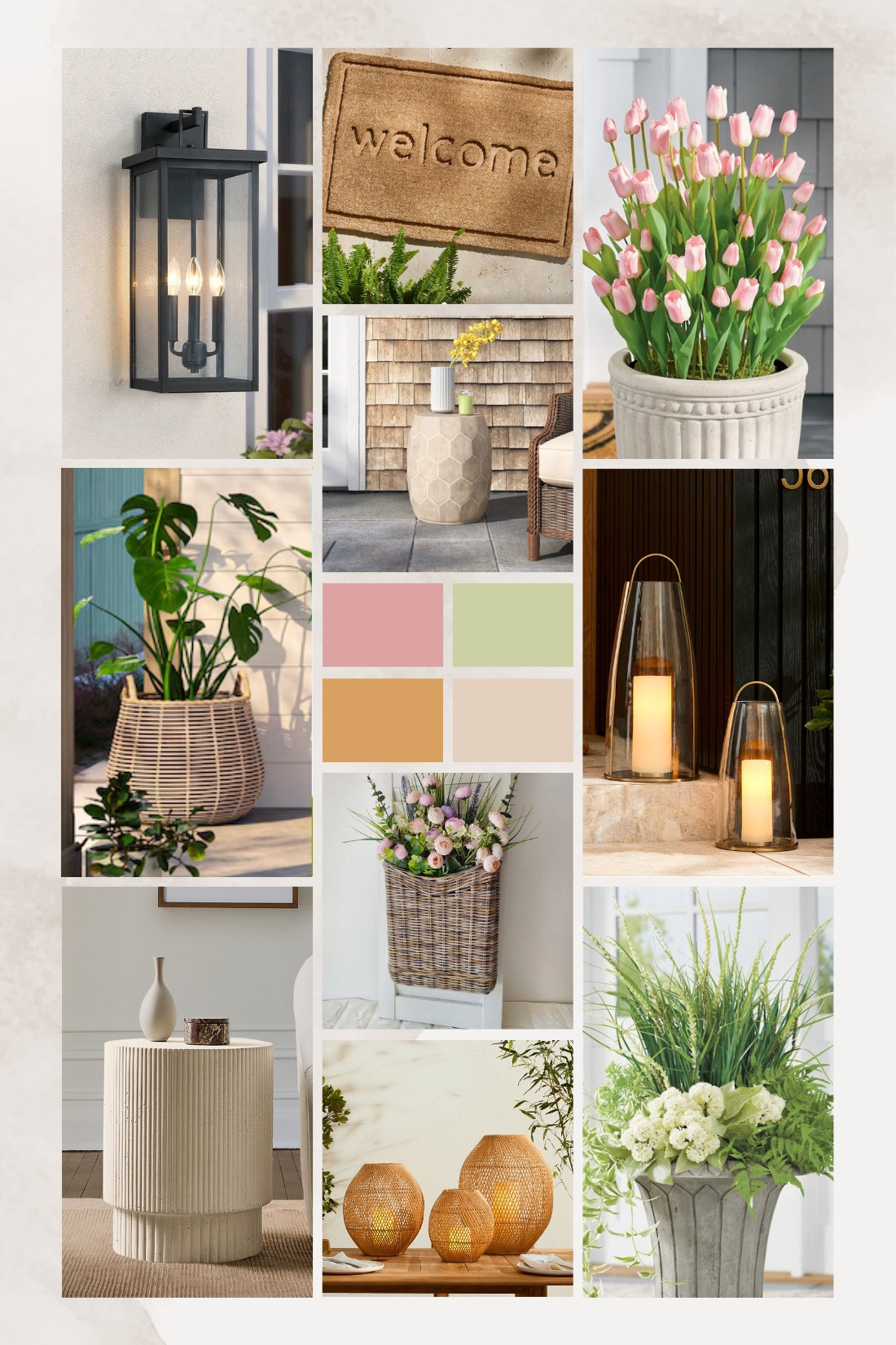 Designated Space Design Spring Front Porch Mood Board